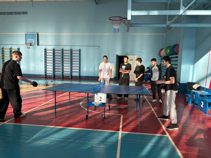 Соревнования среди студентов БПОУ ОО &laquo;Медицинский колледж&raquo; по настольному теннису. 1